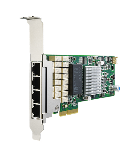 인텔 I350 탑재 4포트 쿠퍼 기가비트 이더넷 PCIE 서버 어댑터
